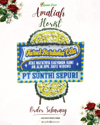 Papan Bunga Duka di Bambankerep