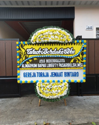 Papan Bunga Duka di Bambankerep